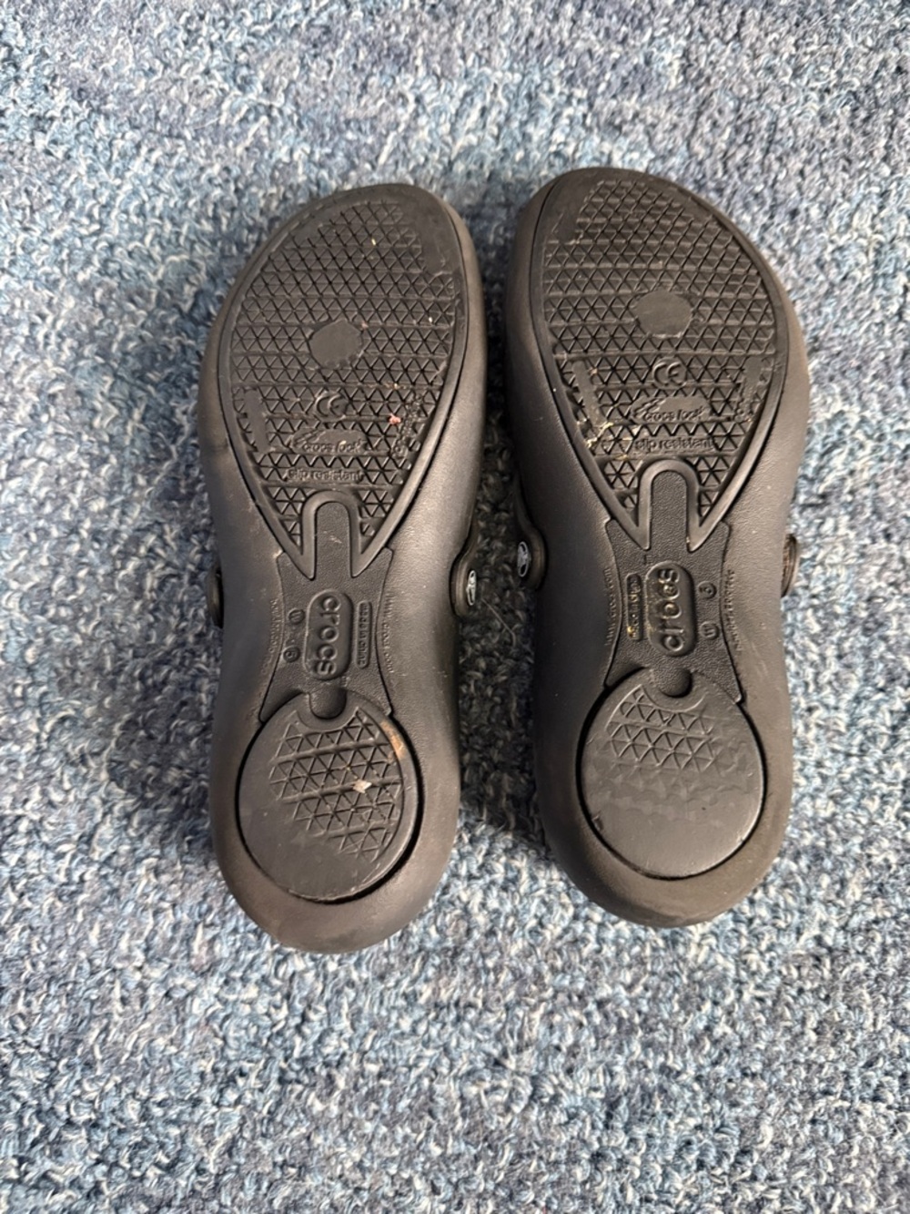 CROCS Black Mary Jane Ballet Flats with Strap - Picture 5 of 5